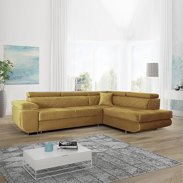 LAGUNA MUSTERD CORNER SOFA