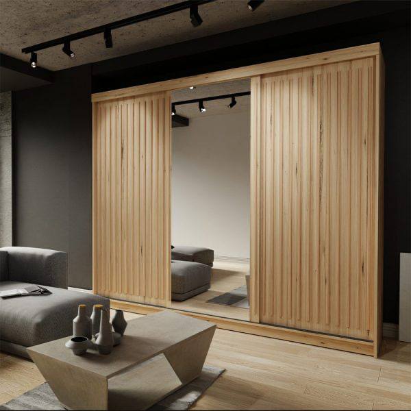 ROYAL OAK SLIDING WARDROBE 250cm